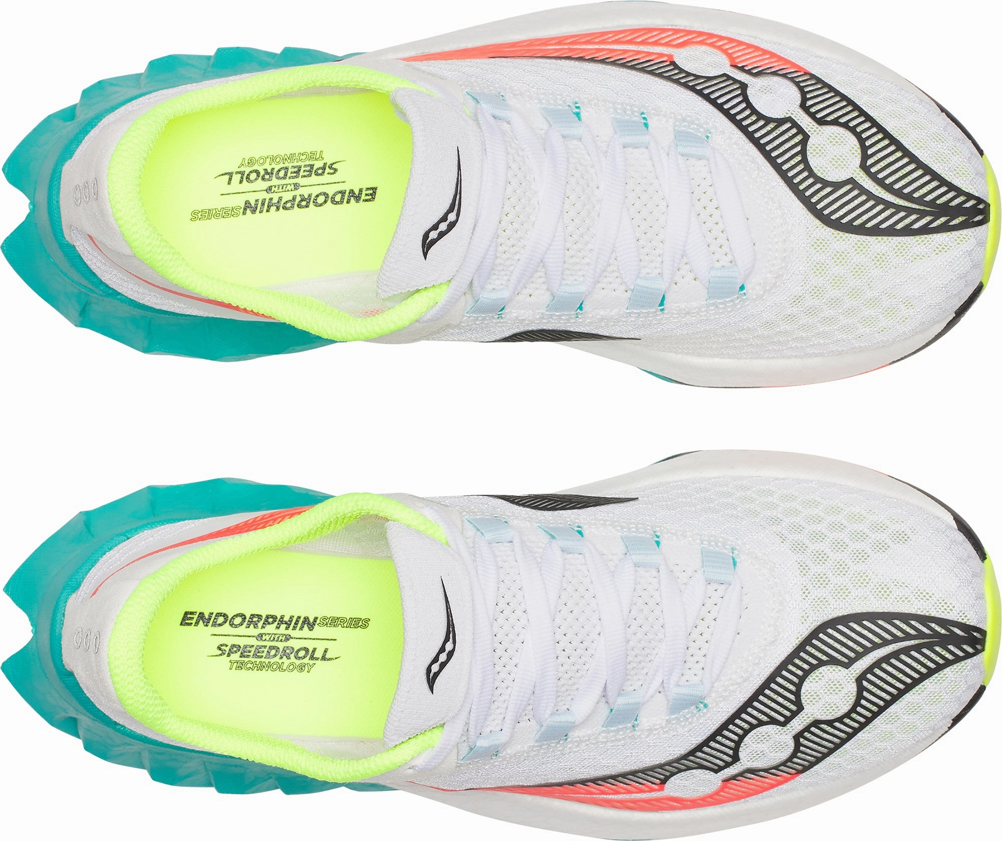 Ventilation Technology Smooth Ride Fit Saucony Endorphin Pro 4 Womens Running Shoes - White
