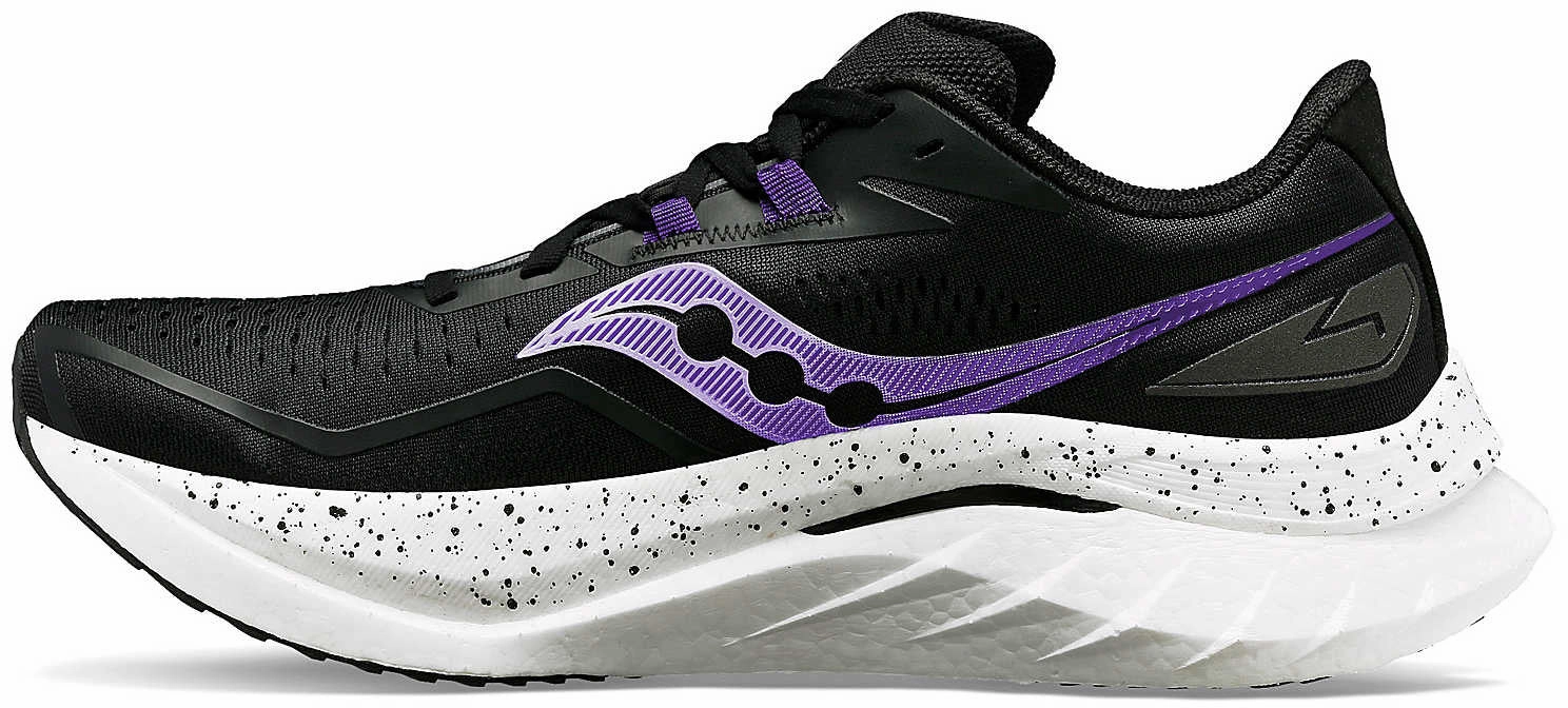 Saucony Endorphin Speed 4 Womens Running Shoes - Black running in hot tracks shoes Compression Molded Frame