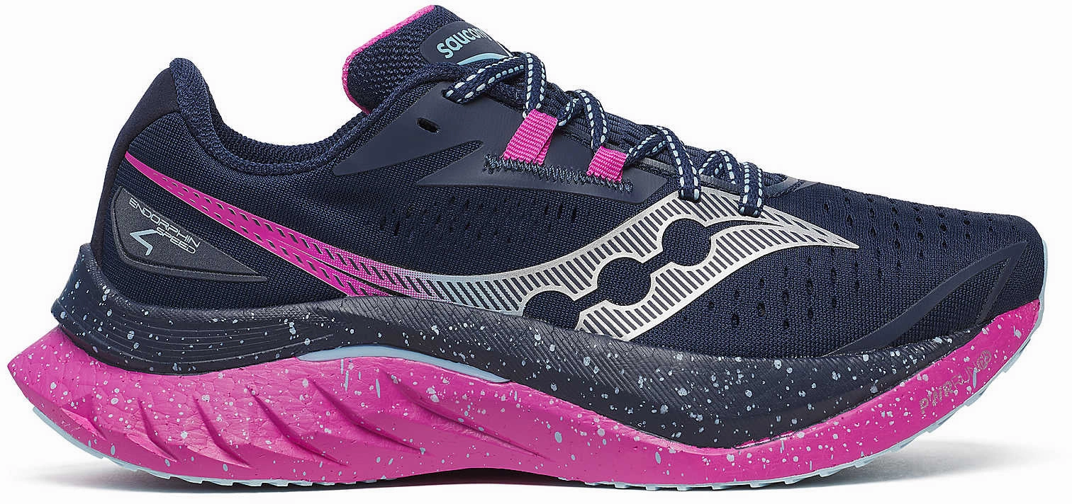 Saucony Endorphin Speed 4 Womens Running Shoes - Blue fluorescent - design shoes