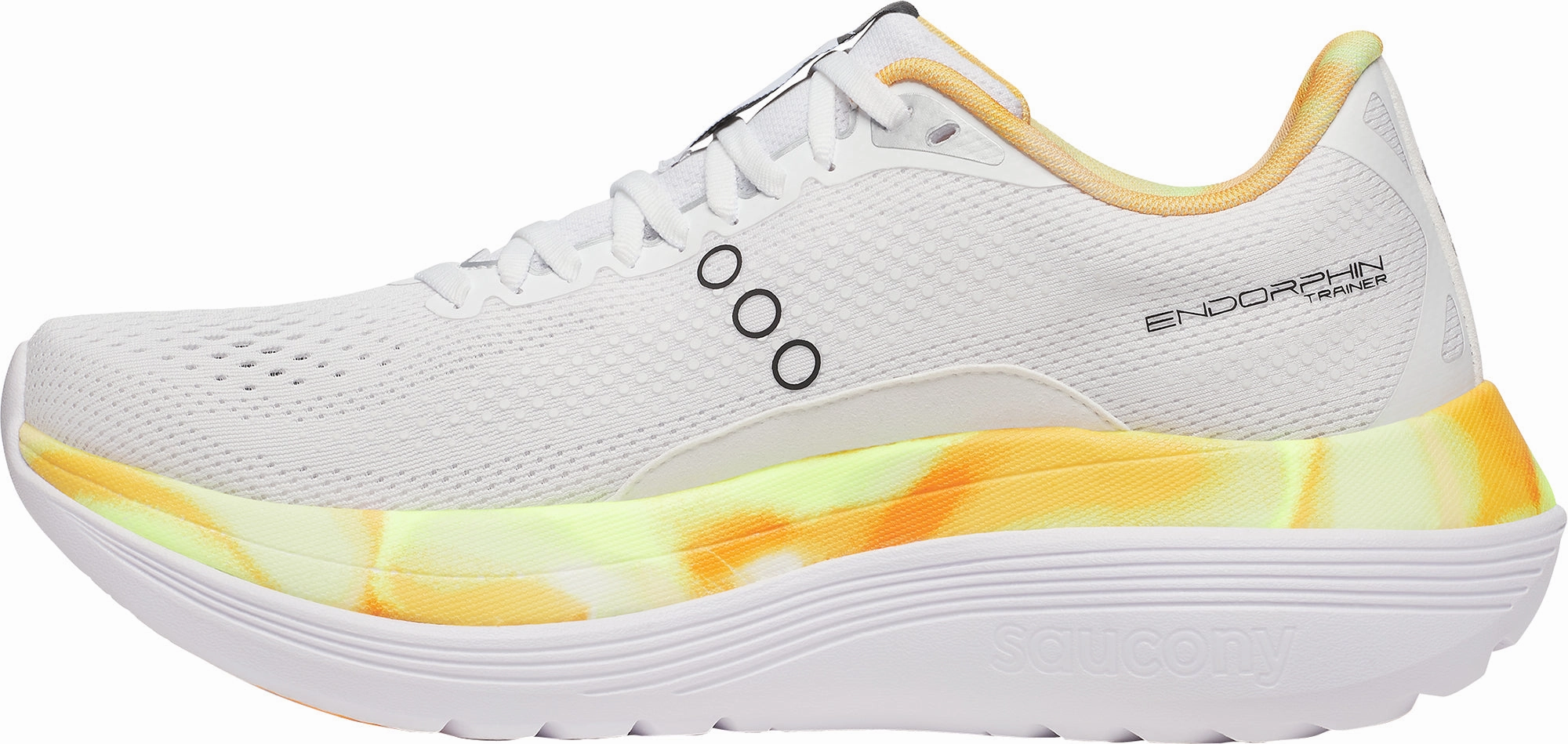 Saucony Endorphin Trainer Mens Running Shoes - White ethically - produced Endurance Ride