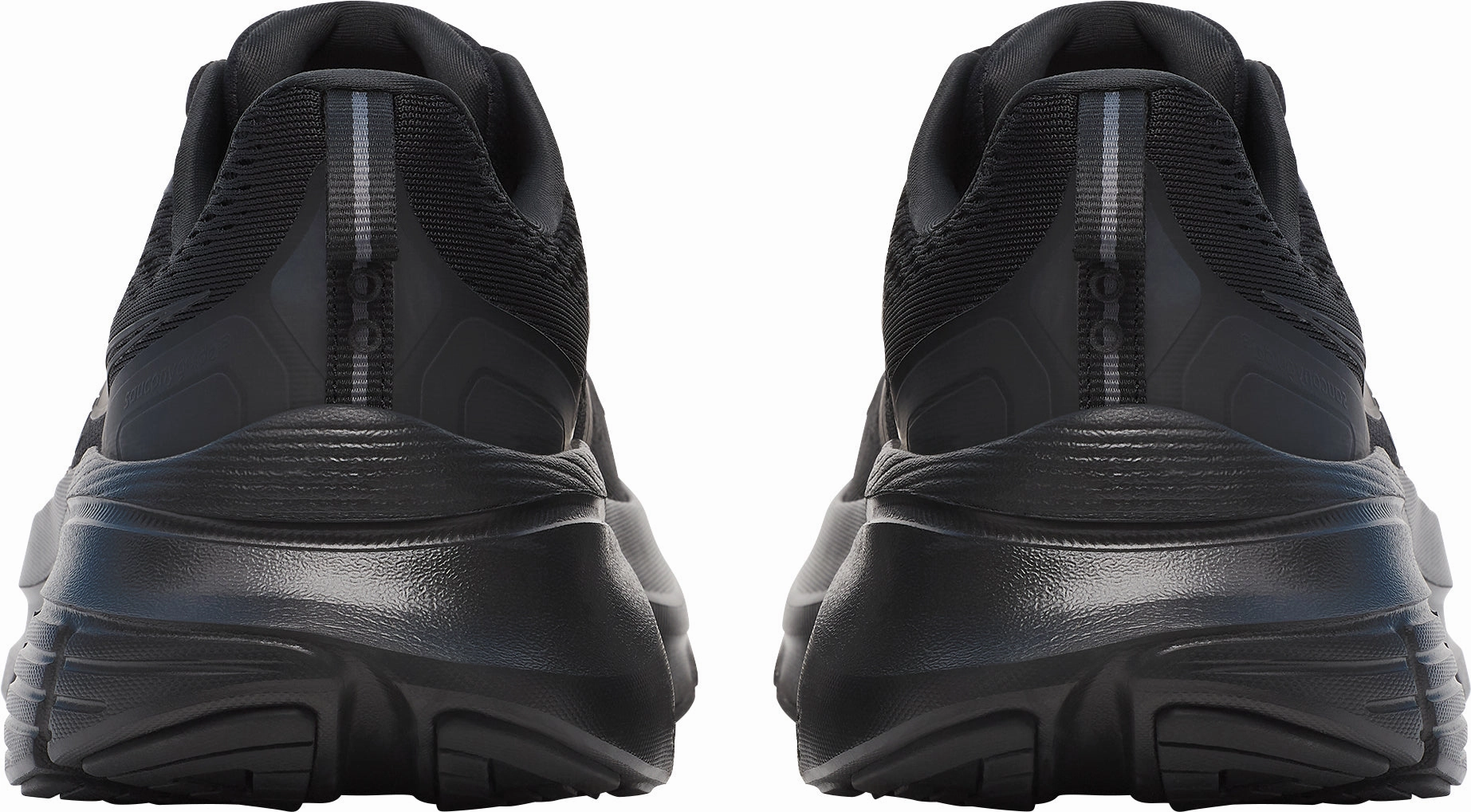 Anti Twist Heel Counter Saucony Guide 18 Mens Running Shoes - Black