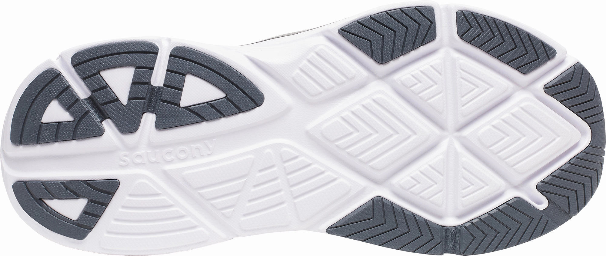 Saucony Guide 18 Mens Running Shoes - Black heel support shoes