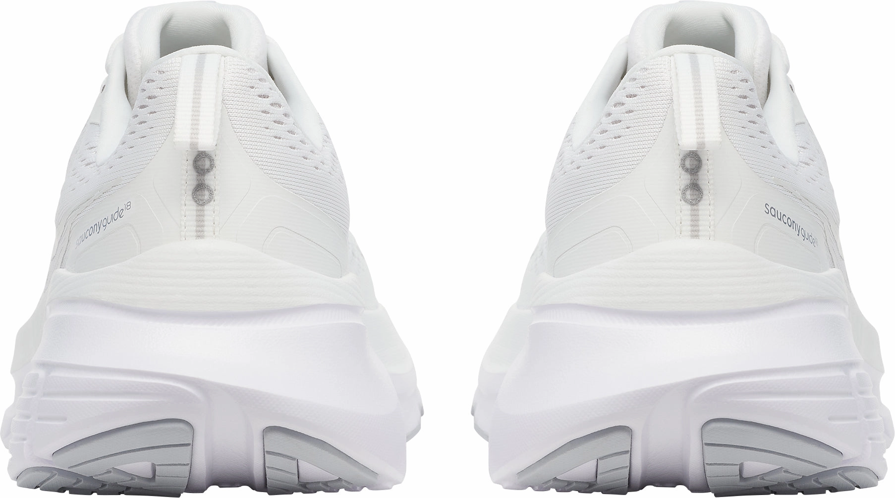 Saucony Guide 18 Mens Running Shoes - White shock - absorbing - technology