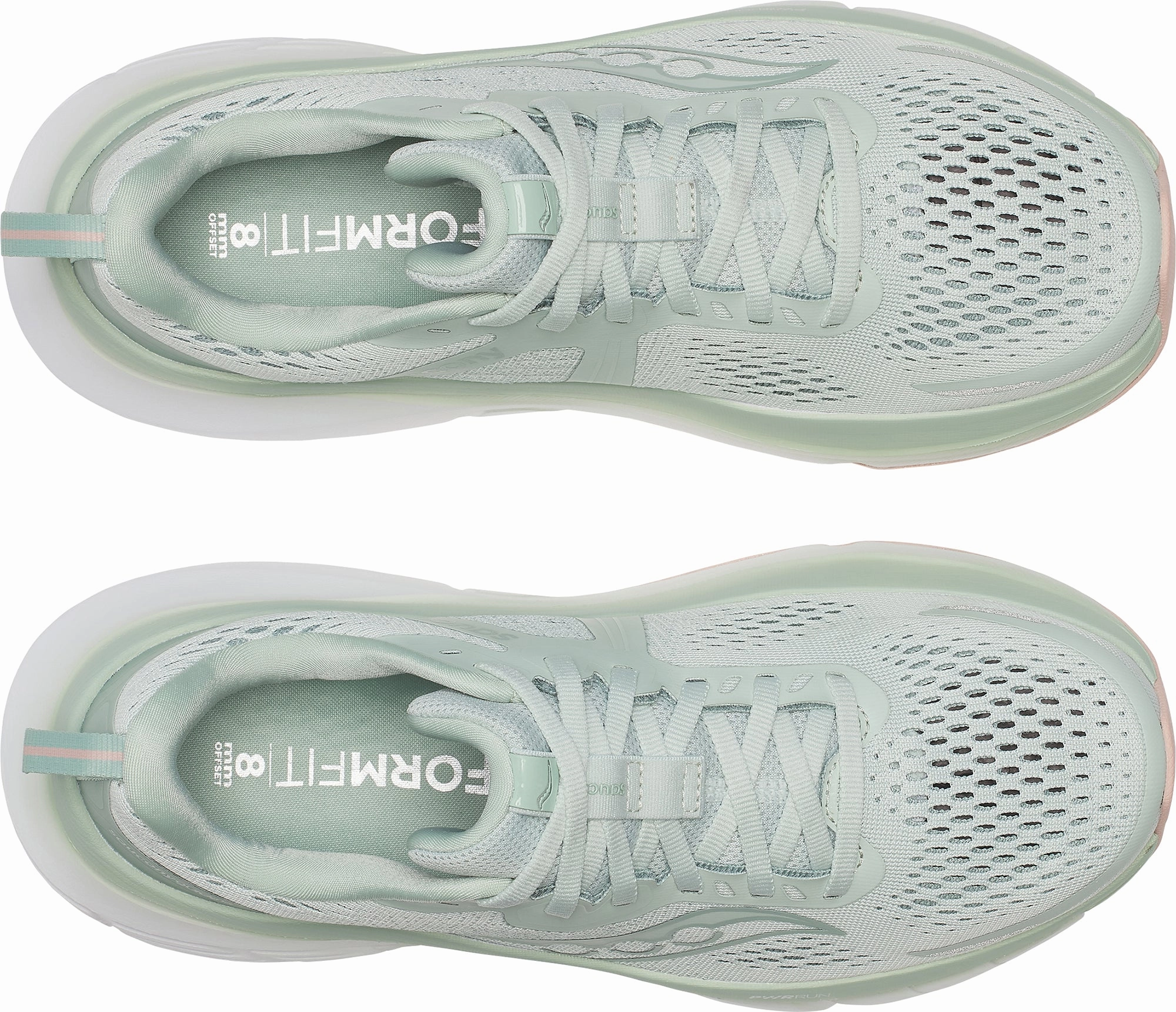 rehabilitation running shoes Vortex Traction Lugs Saucony Guide 18 Womens Running Shoes - Green