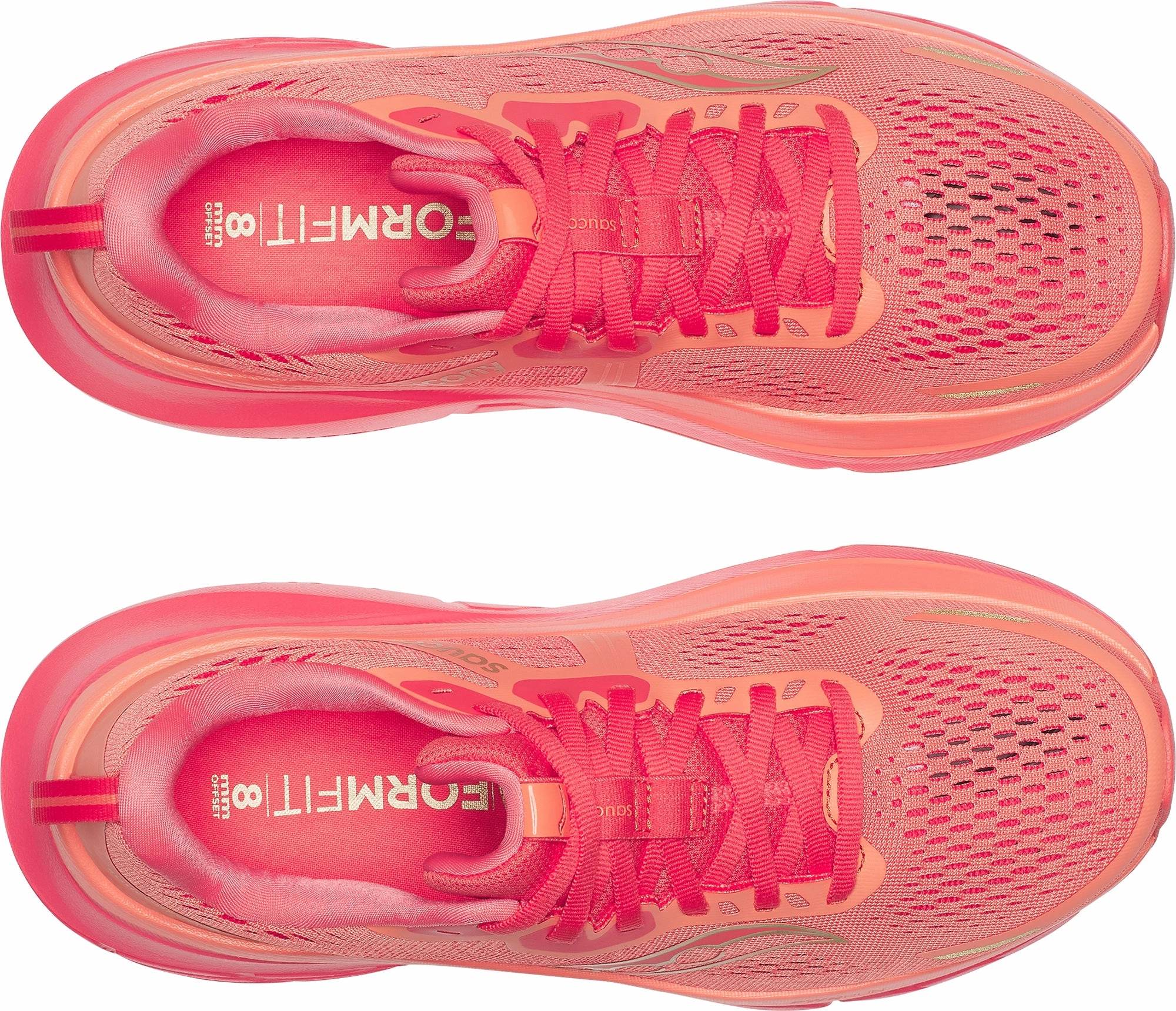 slow - paced shoes Saucony Guide 18 Womens Running Shoes - Pink