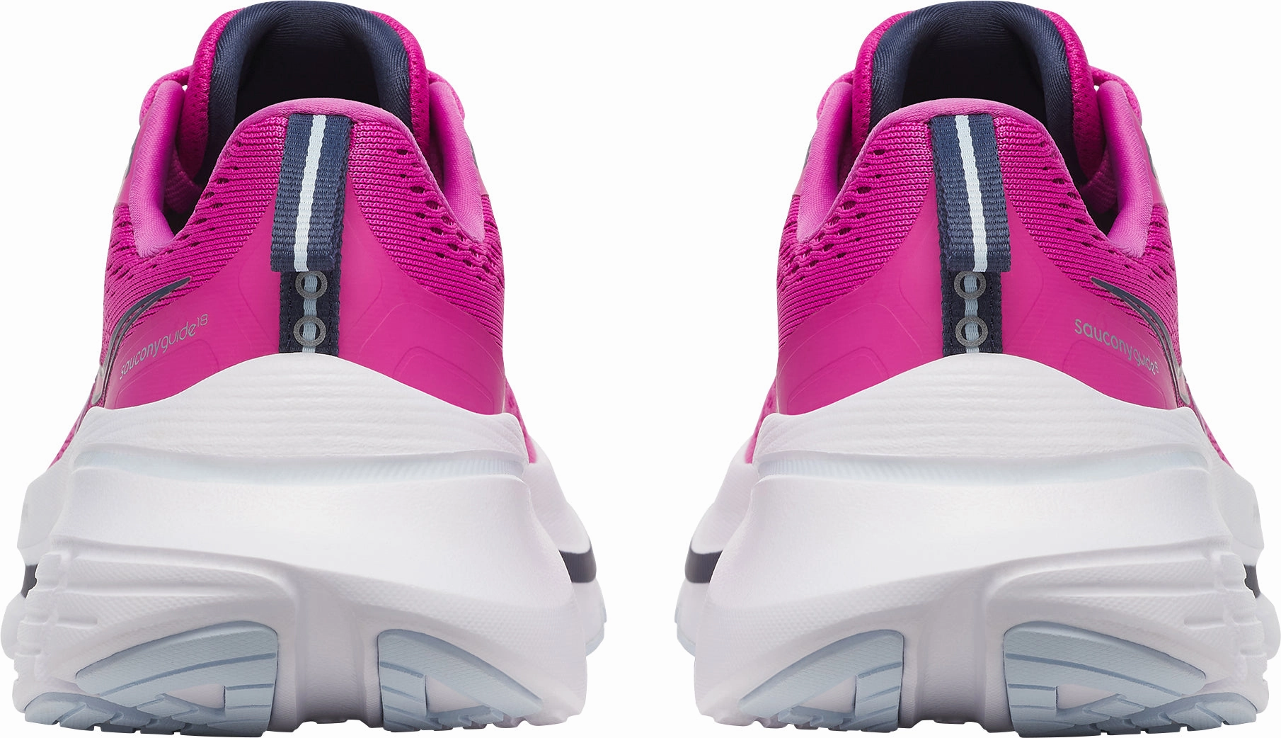 3D Molded Insole Saucony Guide 18 Womens Running Shoes - Pink