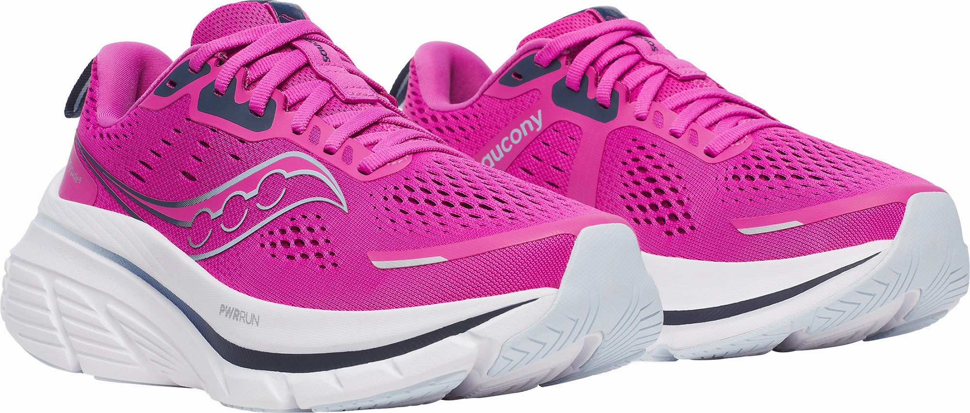 Saucony Guide 18 Womens Running Shoes - Pink aesthetic - design Rainy - day running