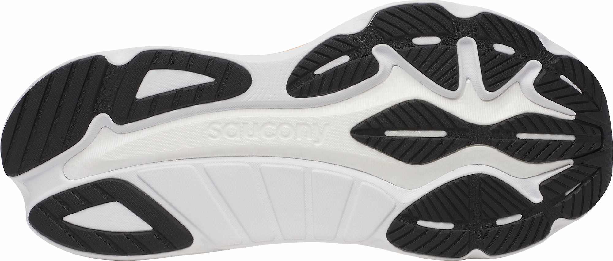 Saucony Hurricane 24 Mens Running Shoes - Orange Easy Mobility Heel Stabilization