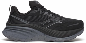 Saucony Hurricane 24 Womens Running Shoes - Black Multi Layer Mesh Weave