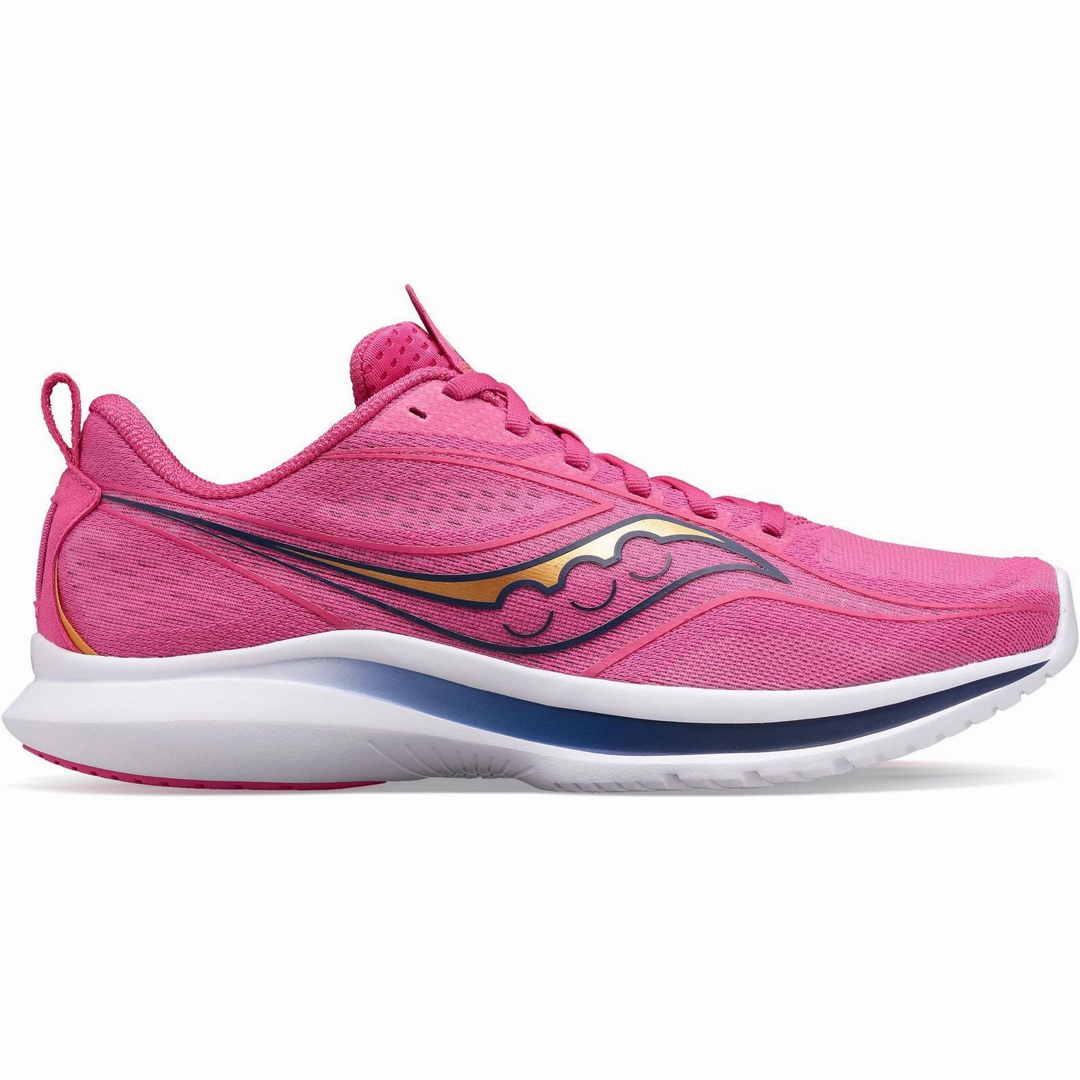 Torsion Control Frame Saucony Kinvara 13 Mens Running Shoes - Pink