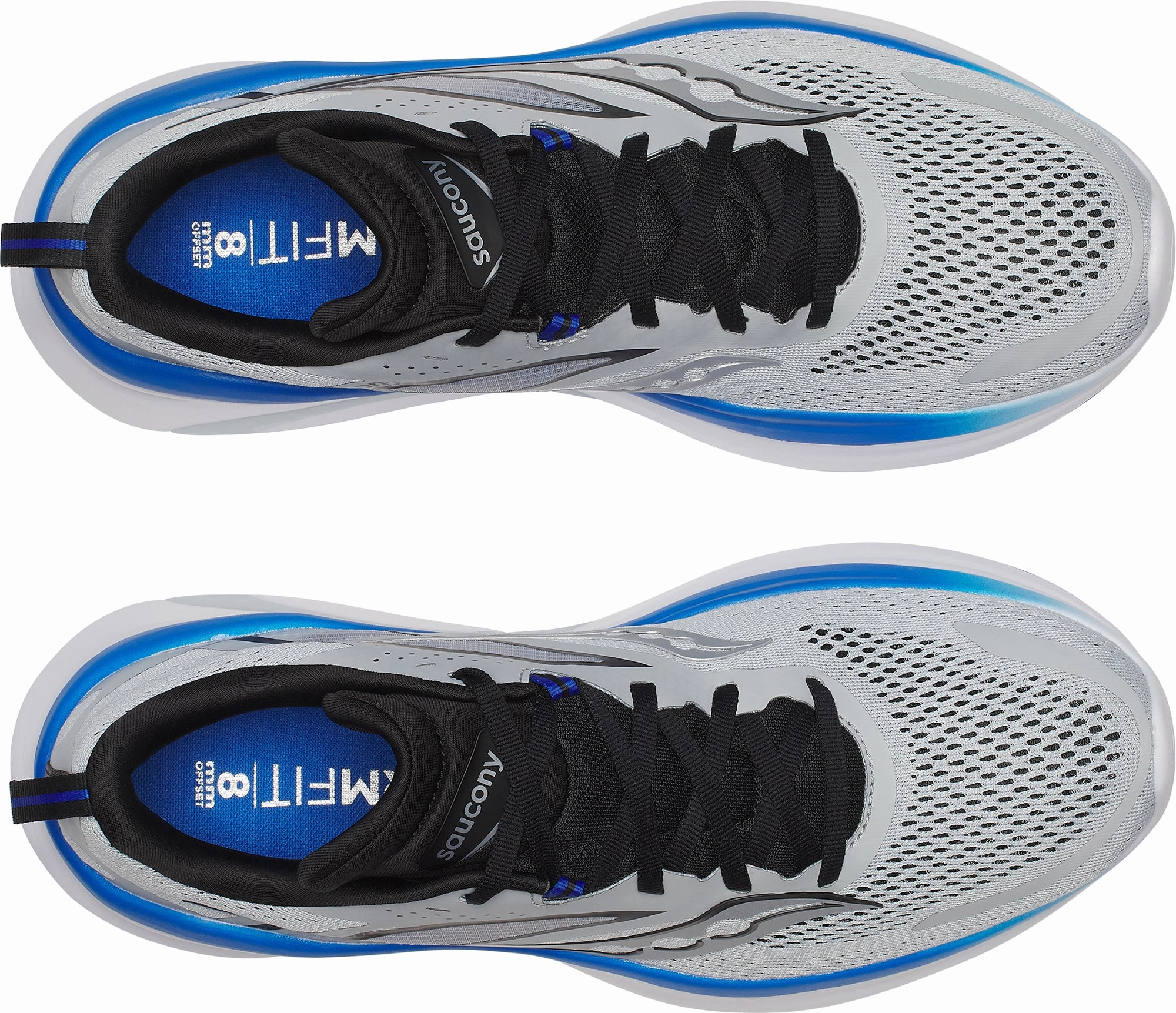 Saucony Omni 22 Mens Running Shoes - Grey impact - protecting shoes