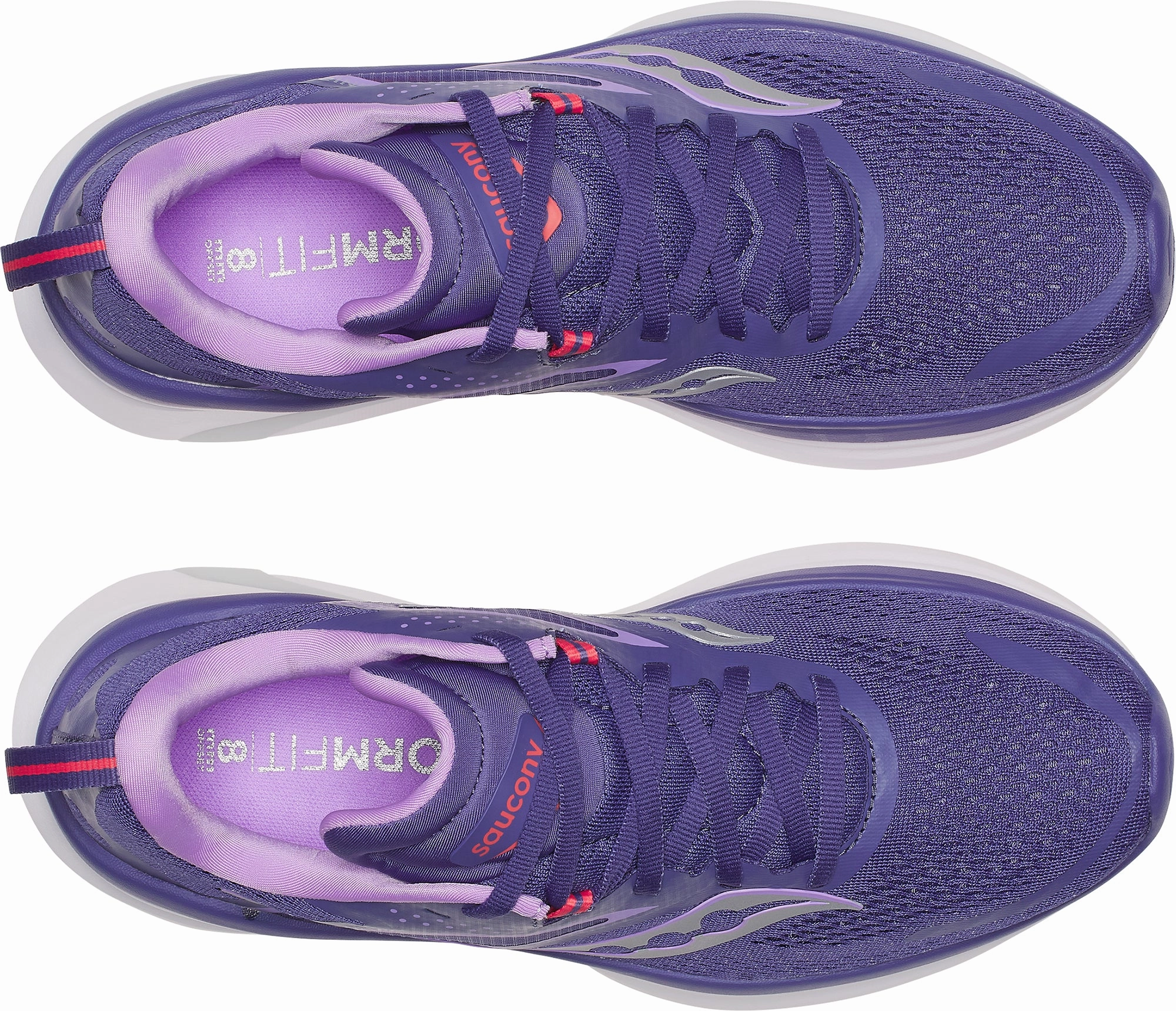 short - distance running shoes Flexible Outsole Tech Saucony Omni 22 Womens Running Shoes - Purple