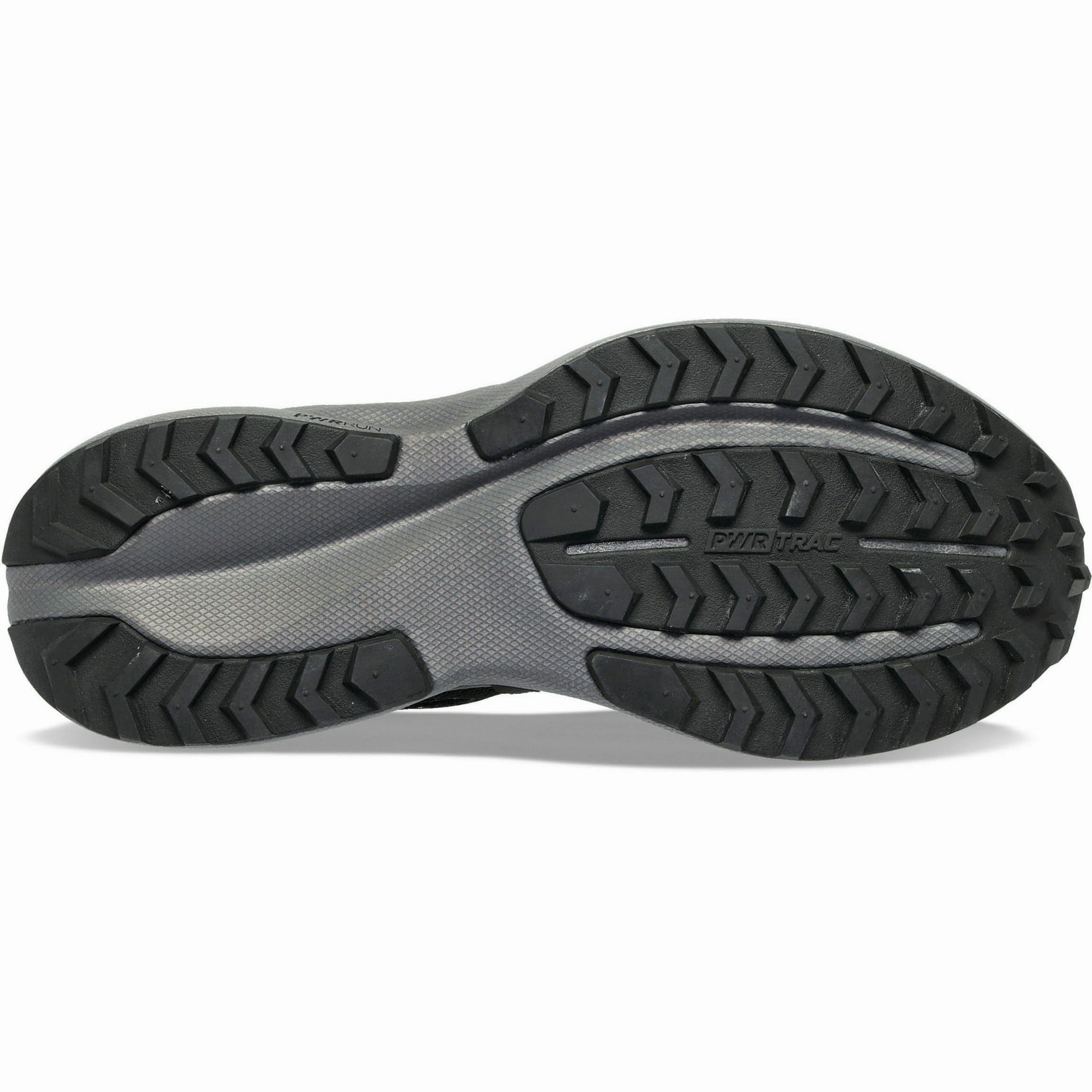 Gradient Density high - top style Saucony Ride 15 TR GORE-TEX Womens Trail Running Shoes - Black