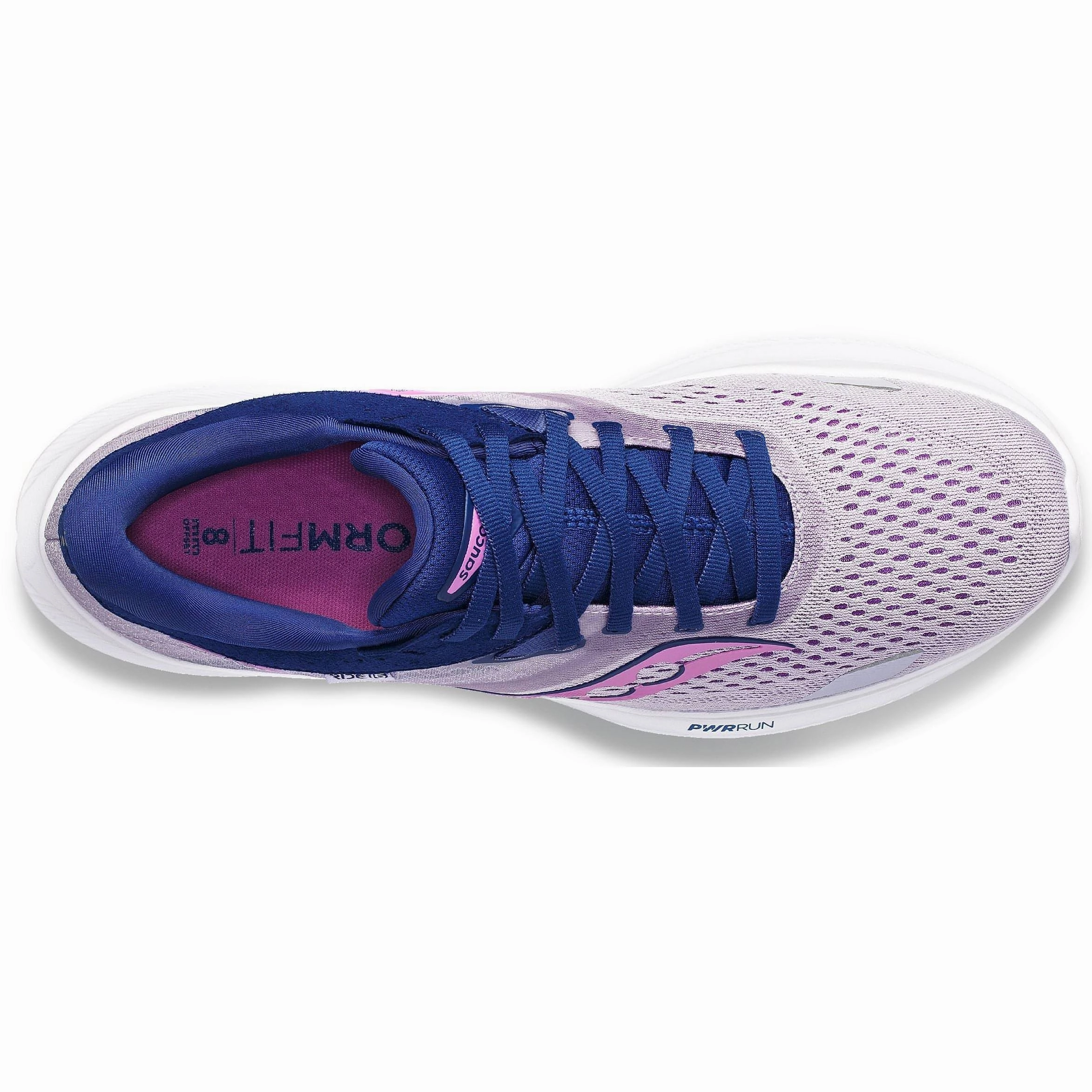 Saucony Ride 16 Womens Running Shoes - Purple synthetic - upper - durability shoes
