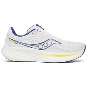 Comfortable Heel Cup Arch Support Systems Saucony Ride 18 D Mens Running Shoes