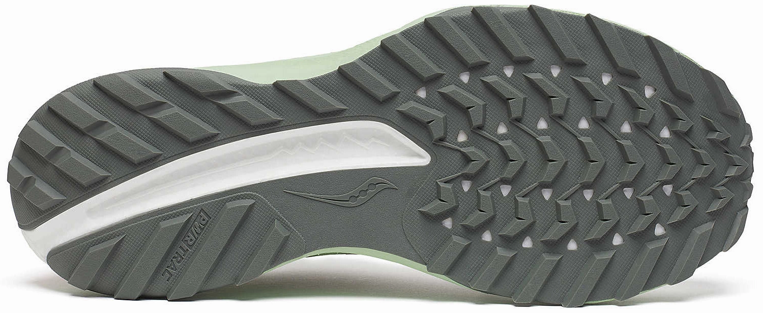 Saucony Ride TR2 Mens Running Shoes - Grey Traction Grip Pattern Blown Rubber Compound
