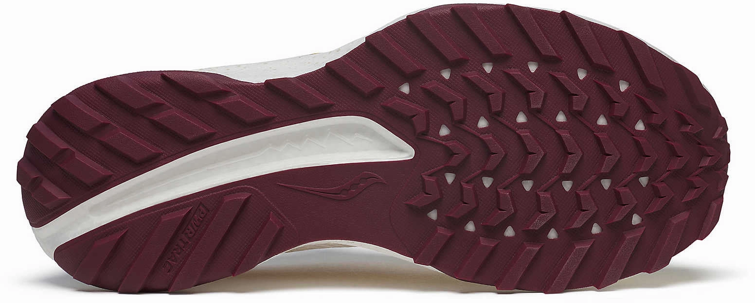 Saucony Ride TR2 Womens Trail Running Shoes - Yellow Shock Dispersing Layer