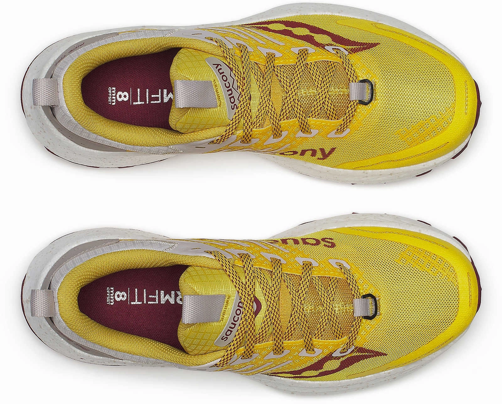 Stability Heel Counter functional - feature shoes Saucony Ride TR2 Womens Trail Running Shoes - Yellow