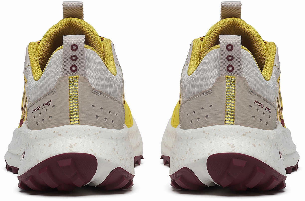 wide - toe shoes Saucony Ride TR2 Womens Trail Running Shoes - Yellow