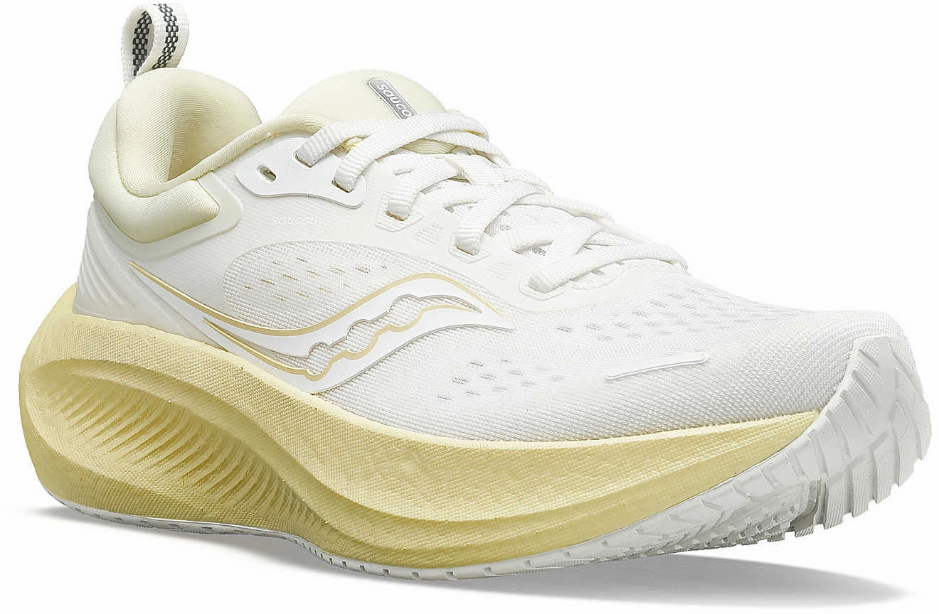foam - filled - feature shoes running hats Saucony Surge 3 Womens Running Shoes - White