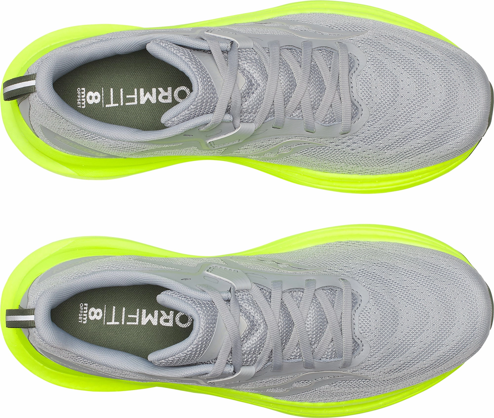 Saucony Tempus 2 Mens Running Shoes - Grey Shock - absorbing midsole Leather - Upper