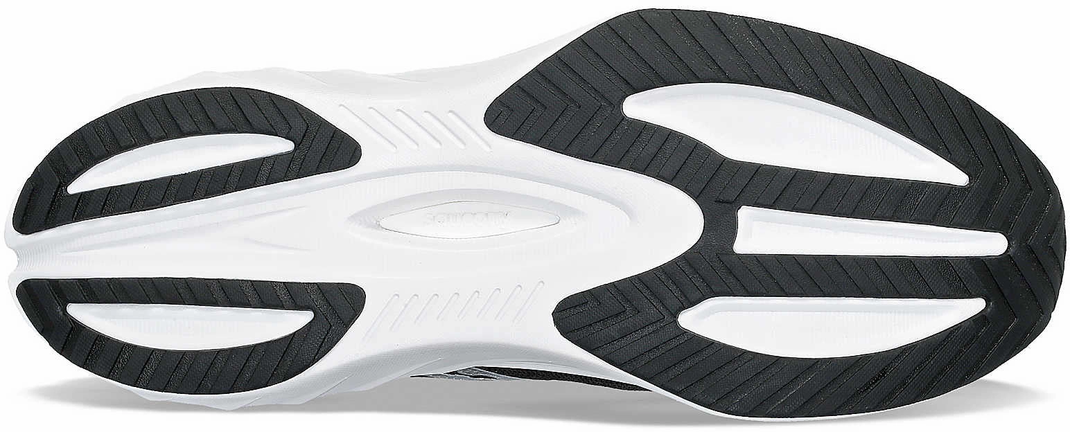 Soft Padding Saucony Tide 2 Mens Running Shoes - Black