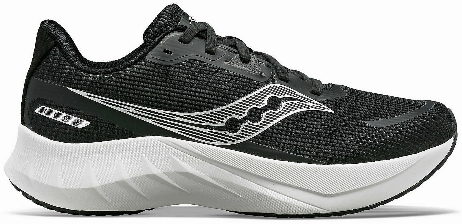 anatomical - shape shoes Saucony Tide 2 Mens Running Shoes - Black
