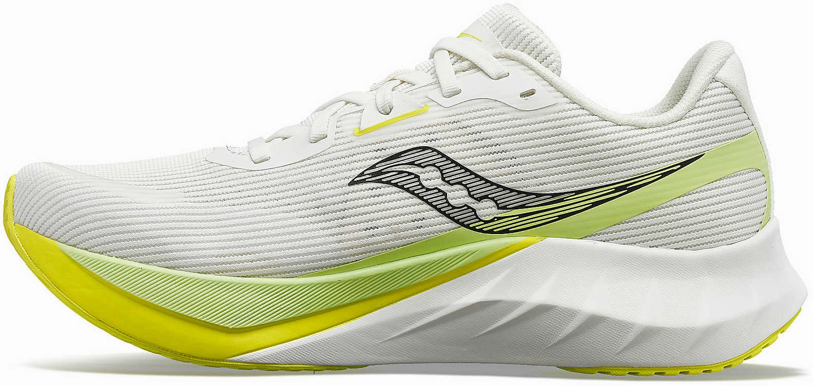 Saucony Tide 2 Mens Running Shoes - White triangular - design shoes grass - running shoes