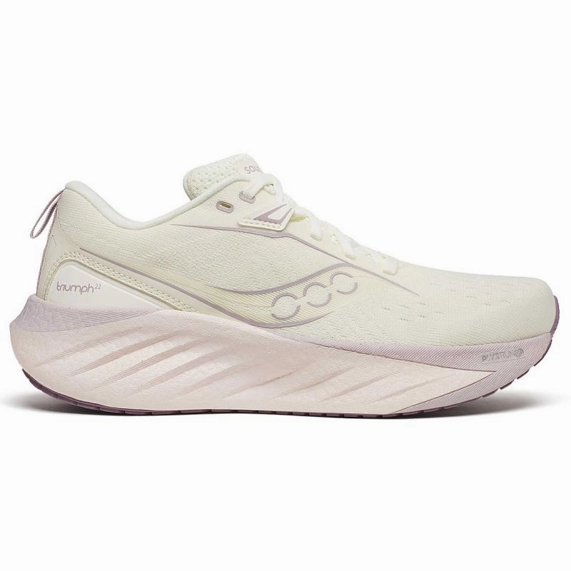 Saucony Triumph 22 B Womens Running Shoes Tension Balance System Transparent Monofilament Layers