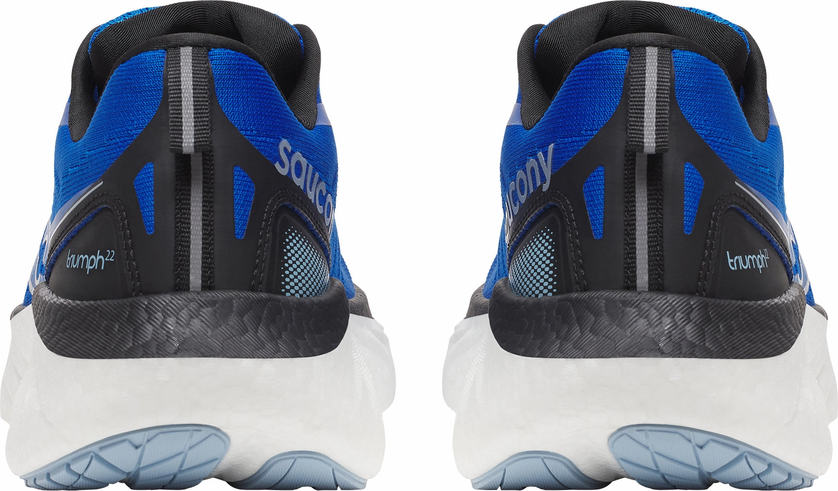 Saucony Triumph 22 Mens Running Shoes - Black Tensile Weave