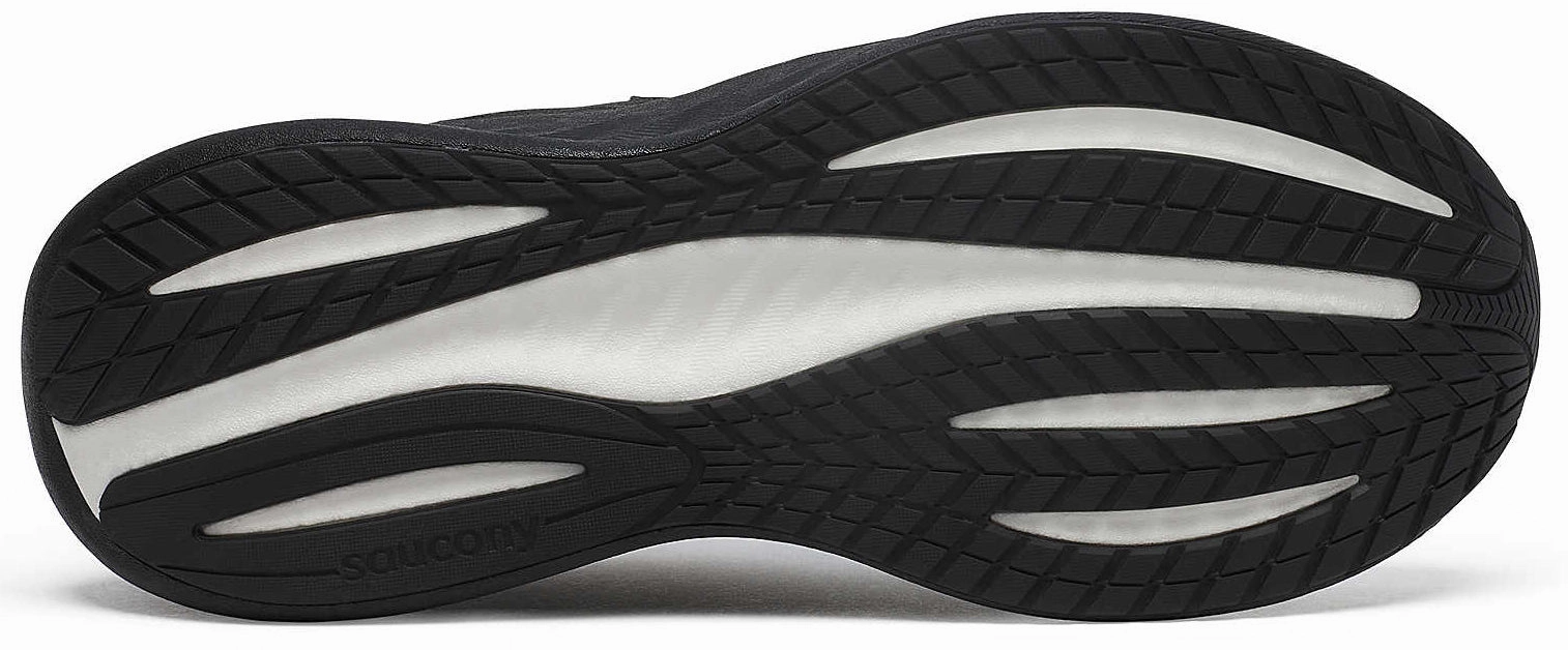 running for stress relief shoes Saucony Triumph 22 Mens Running Shoes - Black