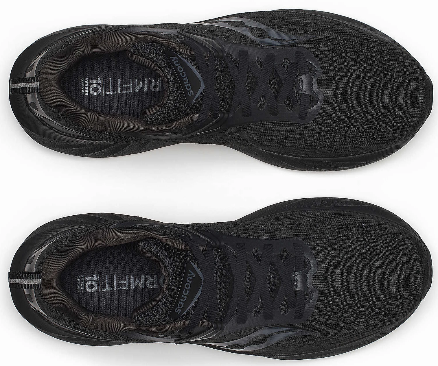 Breathable EVA Foam Saucony Triumph 22 Mens Running Shoes - Black