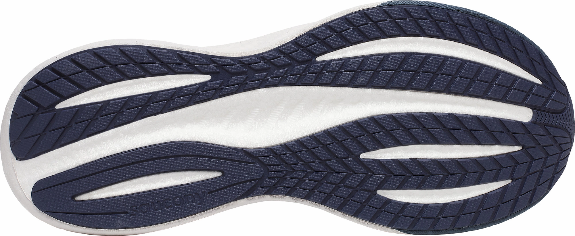 Odor control color - white Saucony Triumph 22 Mens Running Shoes - Blue