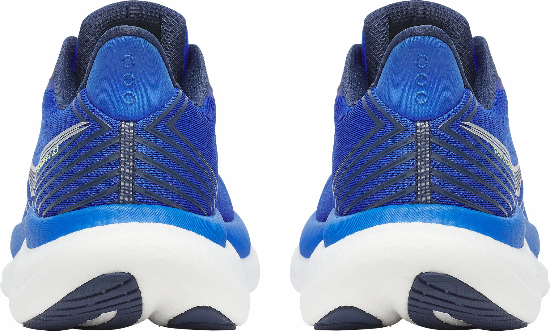 Saucony Triumph 23 Mens Running Shoes - Blue Gusseted Tongue Design