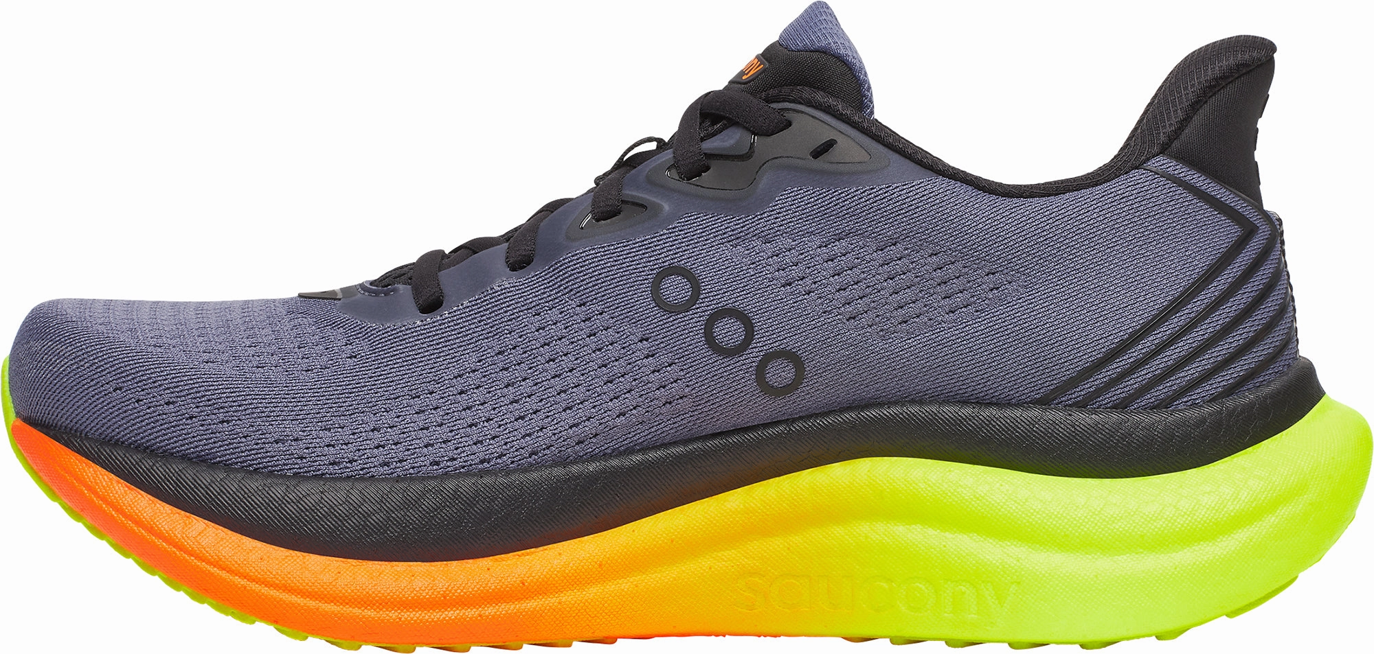 Enhanced Footbed Contour endurance drills Saucony Triumph 23 Mens Running Shoes - Grey