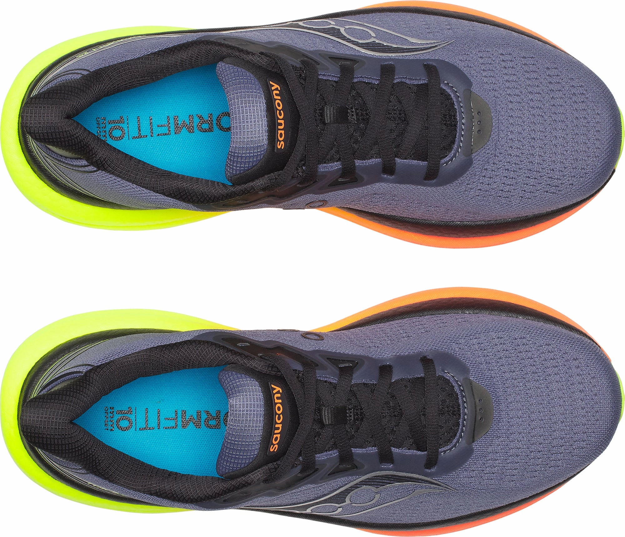 Saucony Triumph 23 Mens Running Shoes - Grey Rollbar technology