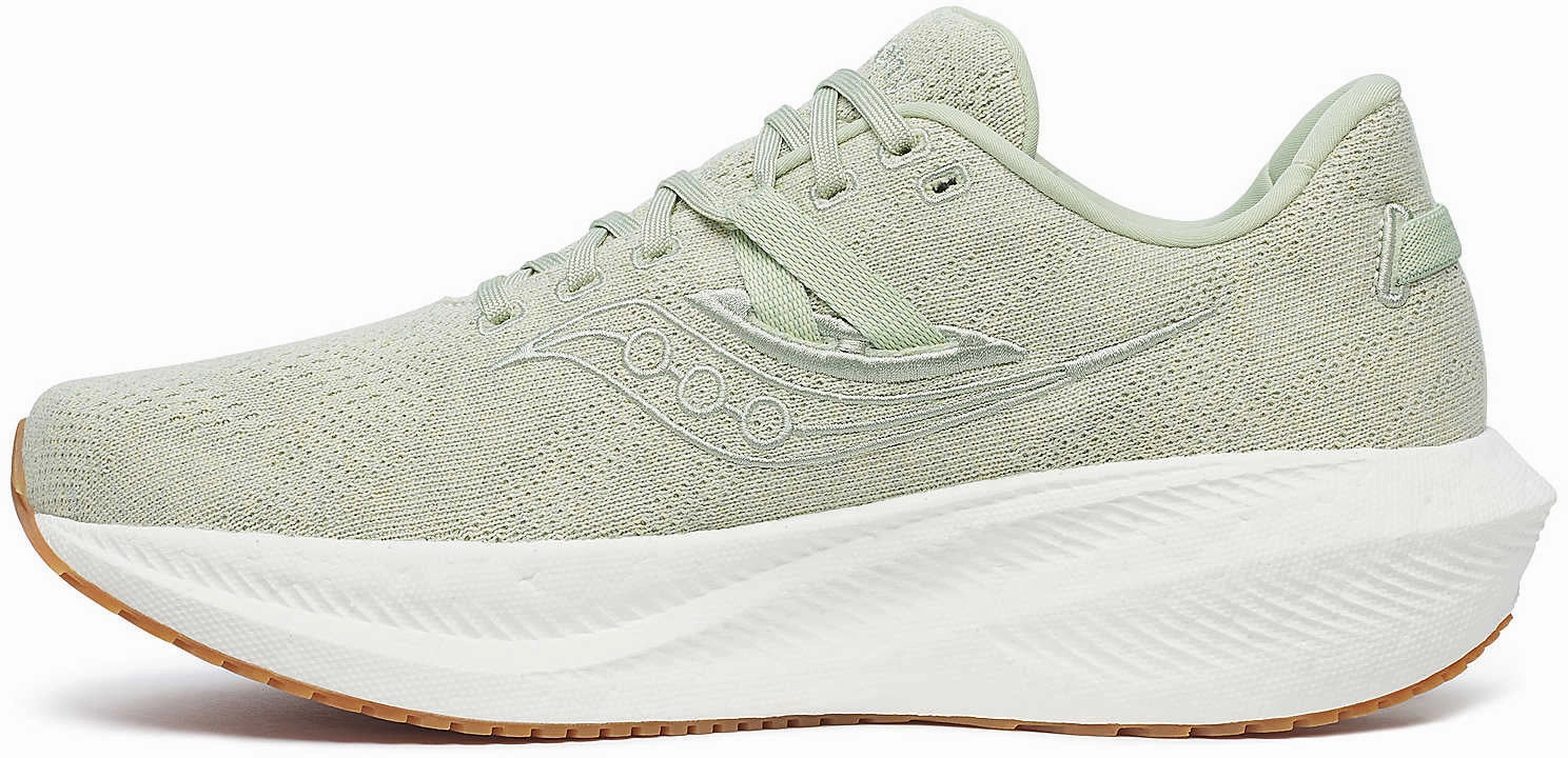 Saucony Triumph RFG Mens Running Shoes - Green Ventilated Insole Technology Comfort - mold