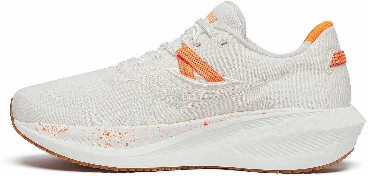 indoor shoes Anti Skid Saucony Triumph RFG Mens Running Shoes - White