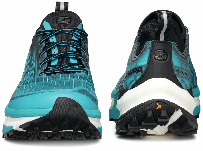 male athlete shoes Anti - fatigue Scarpa Golden Gate ATR Mens Trail Running Shoes - Blue