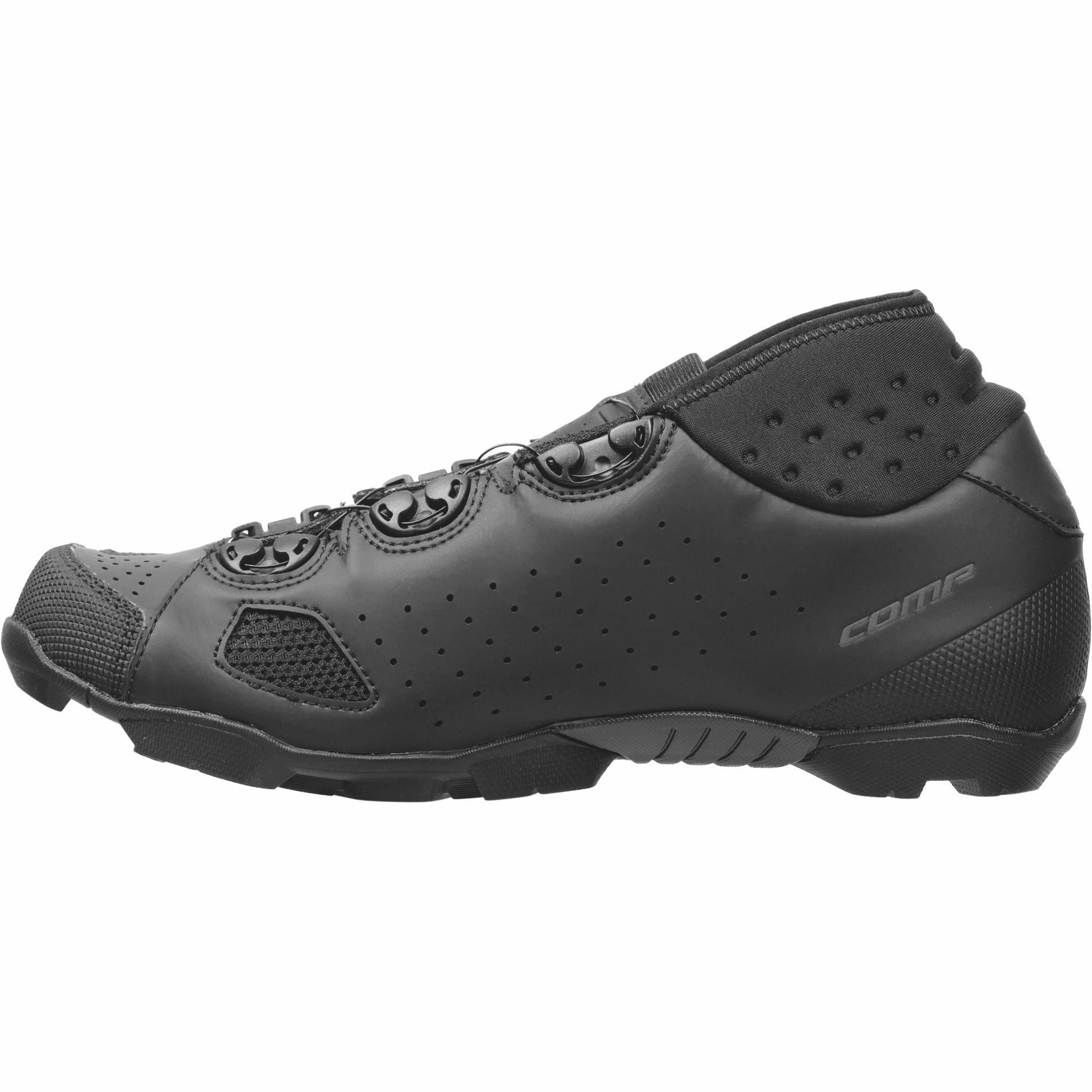 Heat Resistant Midsole Thermal Regulating Liner Scott Comp Mid Mens MTB Cycling Shoes - Black