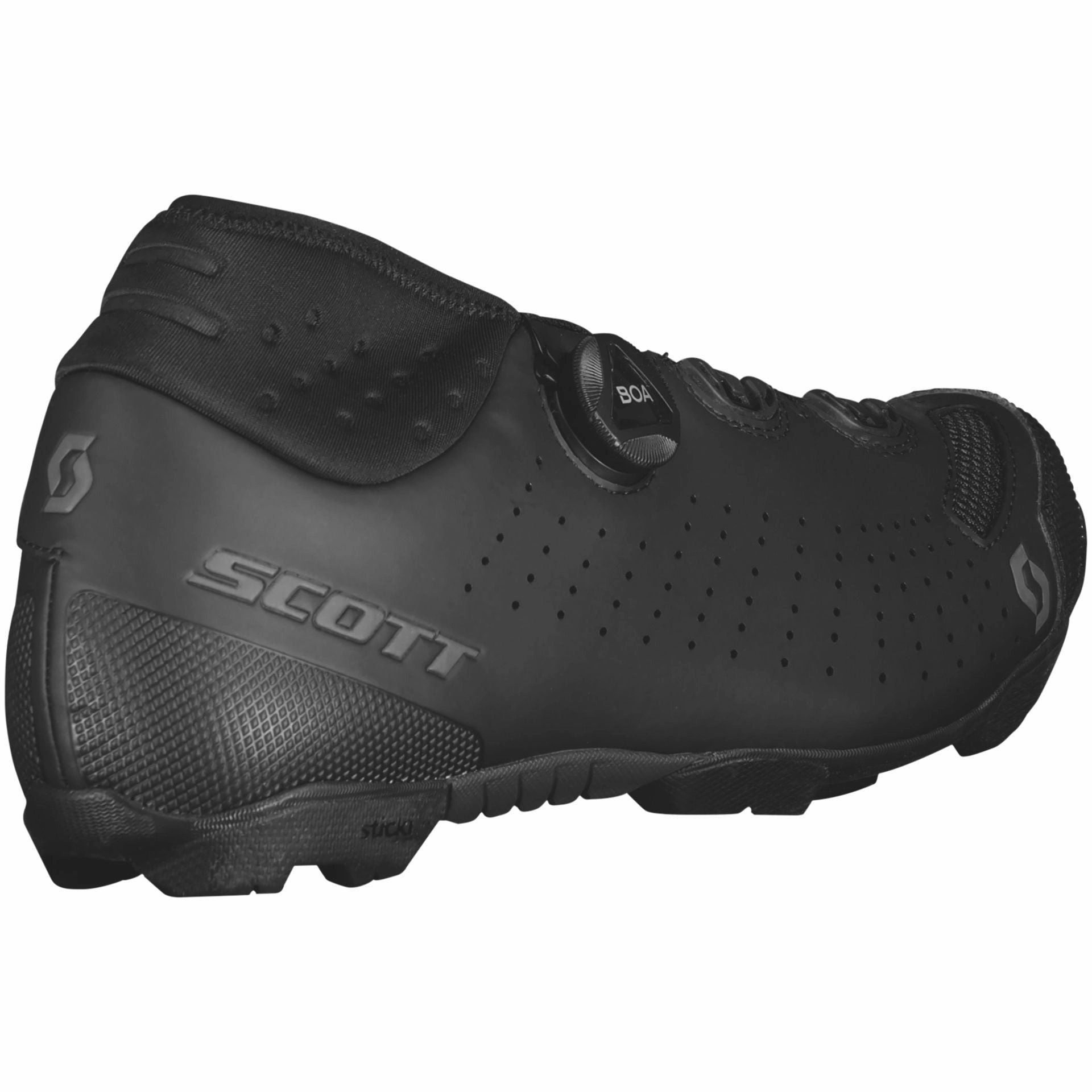 Scott Comp Mid Mens MTB Cycling Shoes - Black Rolling Motion Design