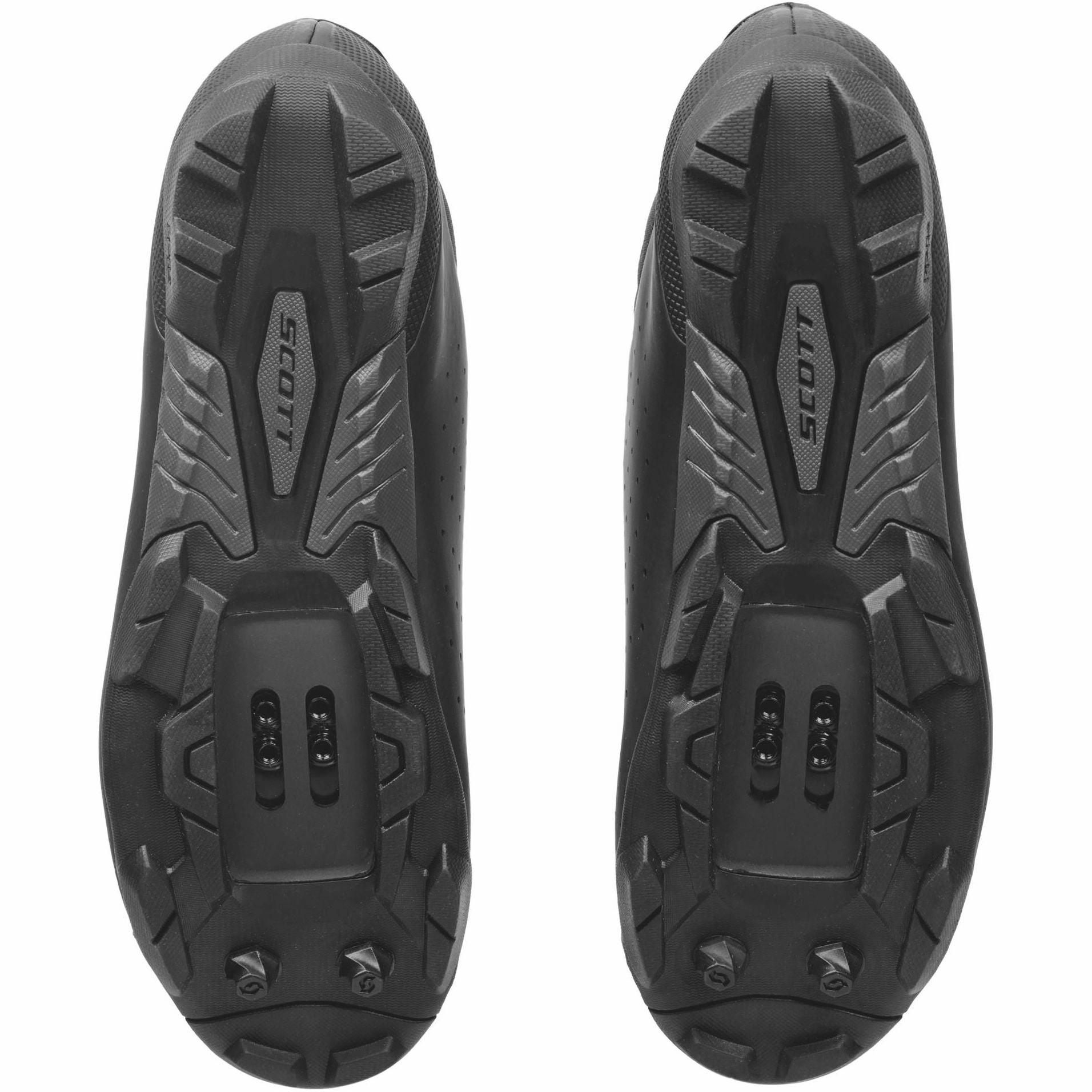 Secure Lace Lock Scott Comp Mid Mens MTB Cycling Shoes - Black