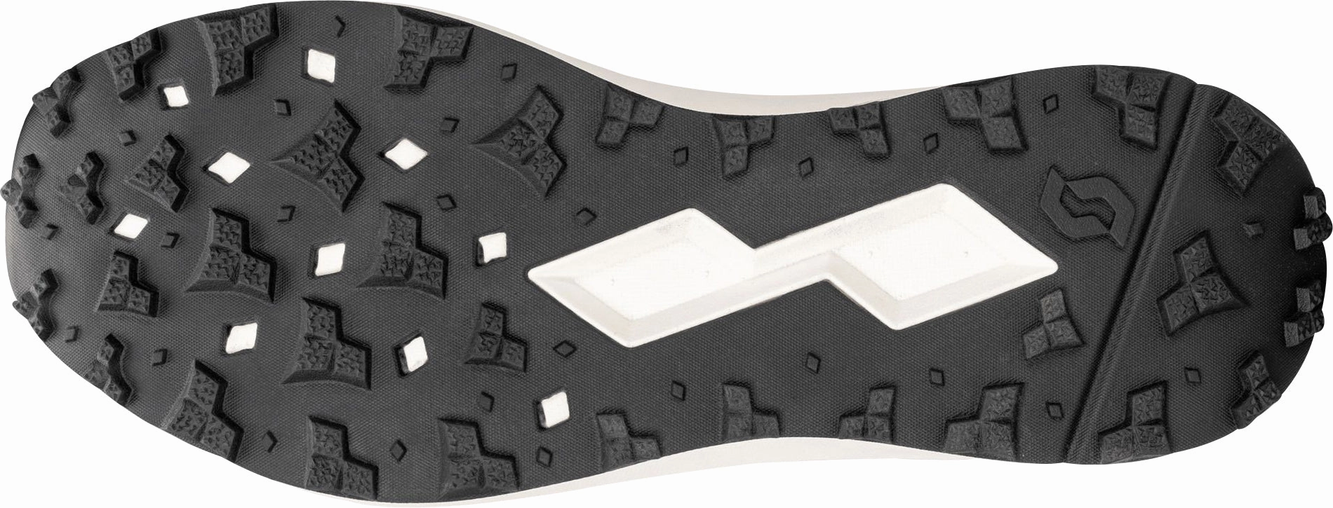 Scott Ultra Carbon RC Womens Trail Running Shoes - White Non Slip Outsole Pattern