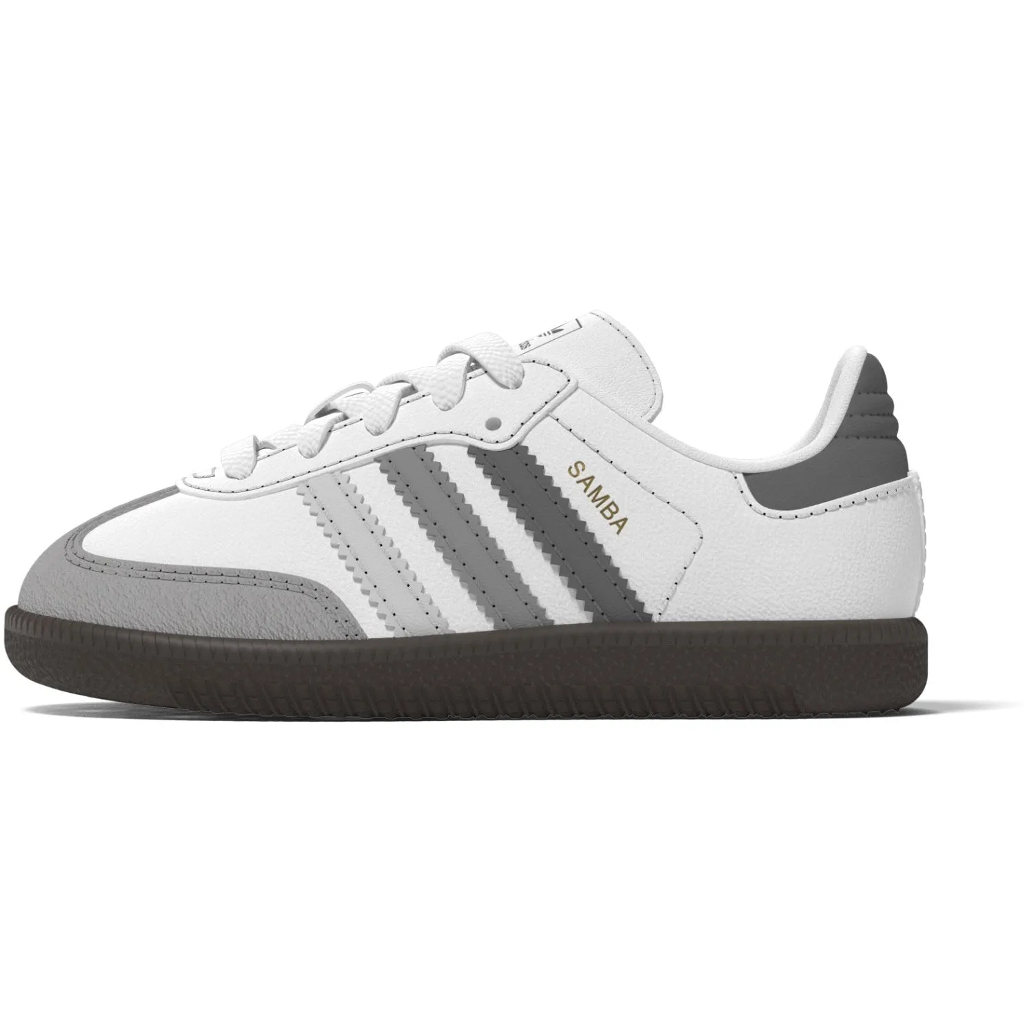 adidas Originals Ftwr White/Grey One/Grey Three Samba Og El I Sneakers Friction reduction Timeless lining