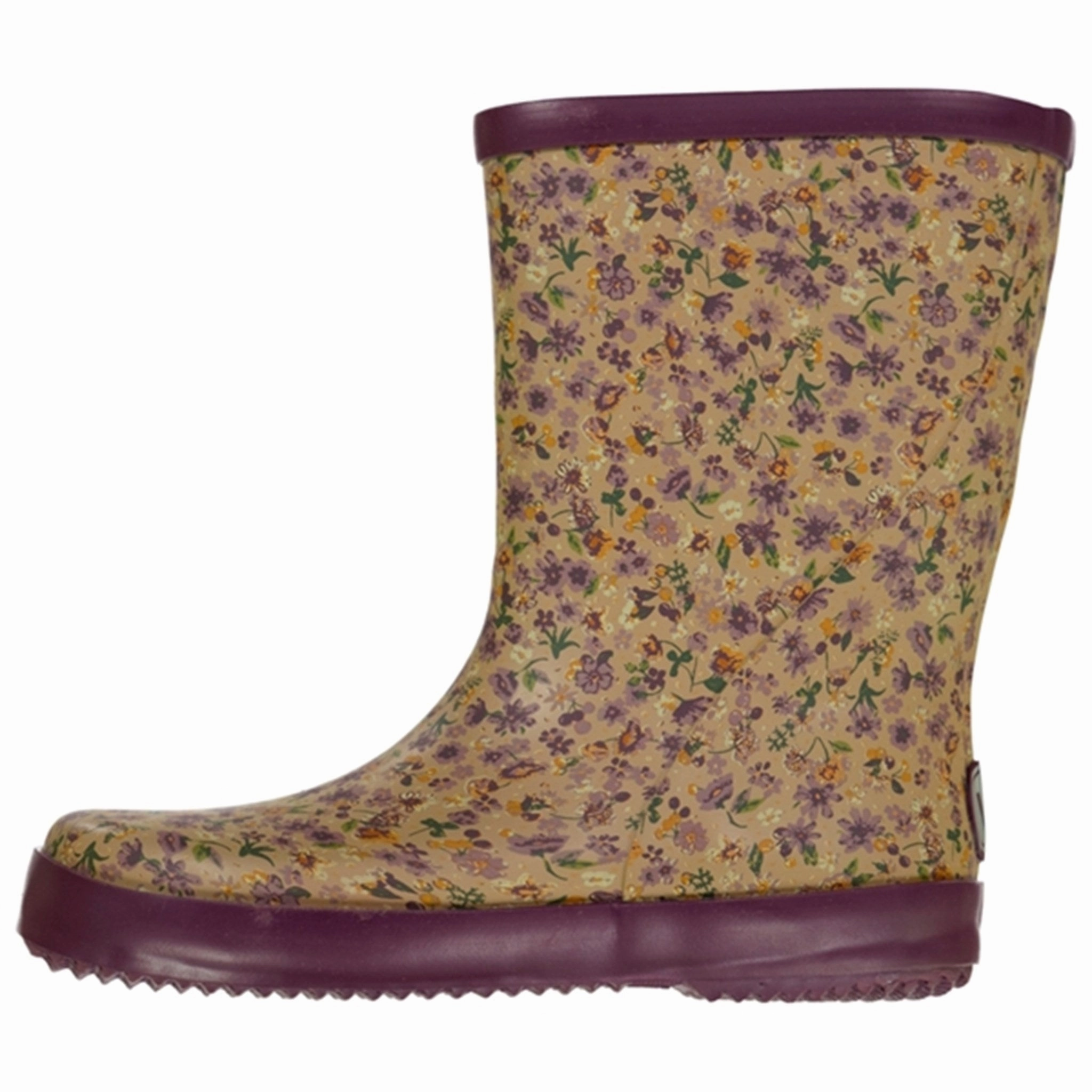 Wheat Rubber Boots Alpha Lilac FLowers Anti Odor Stylish Explorer Feather Light Remote Hiking