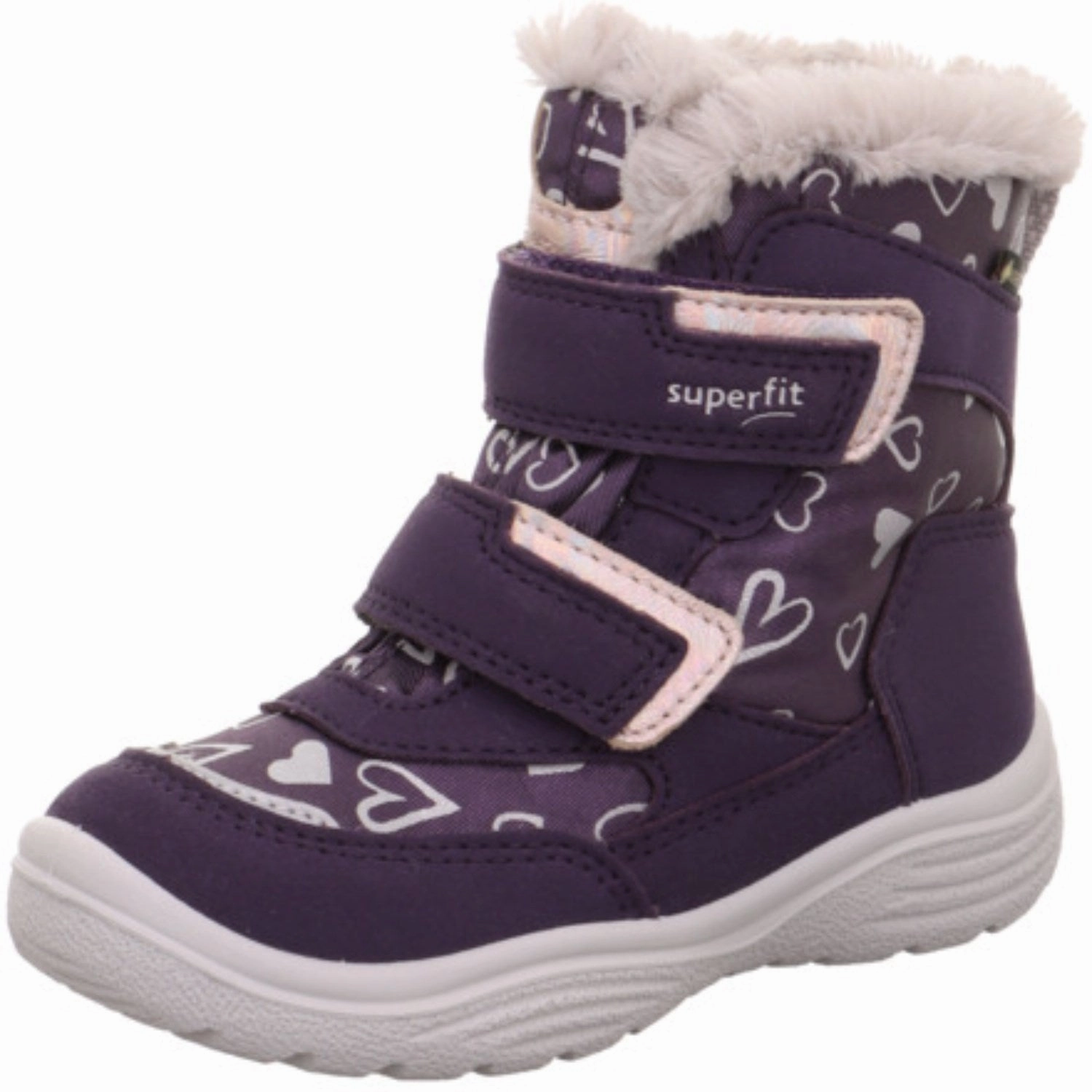Superfit Lilac Crystal Boots Easy Walk Anti   Bacterial