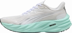 Puma Velocity Nitro 4 Womens Running Shoes - White Molded Heel Collar