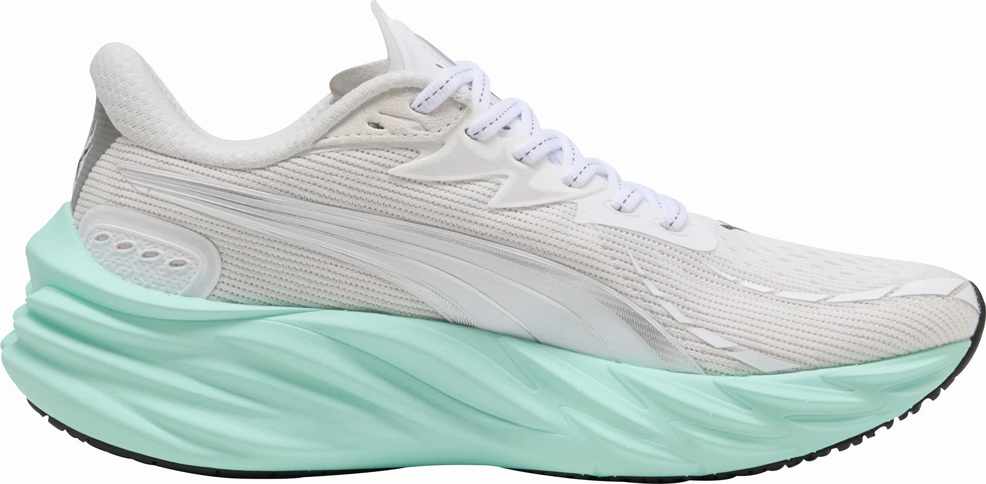 Puma Velocity Nitro 4 Womens Running Shoes - White sweat - management - feature shoes