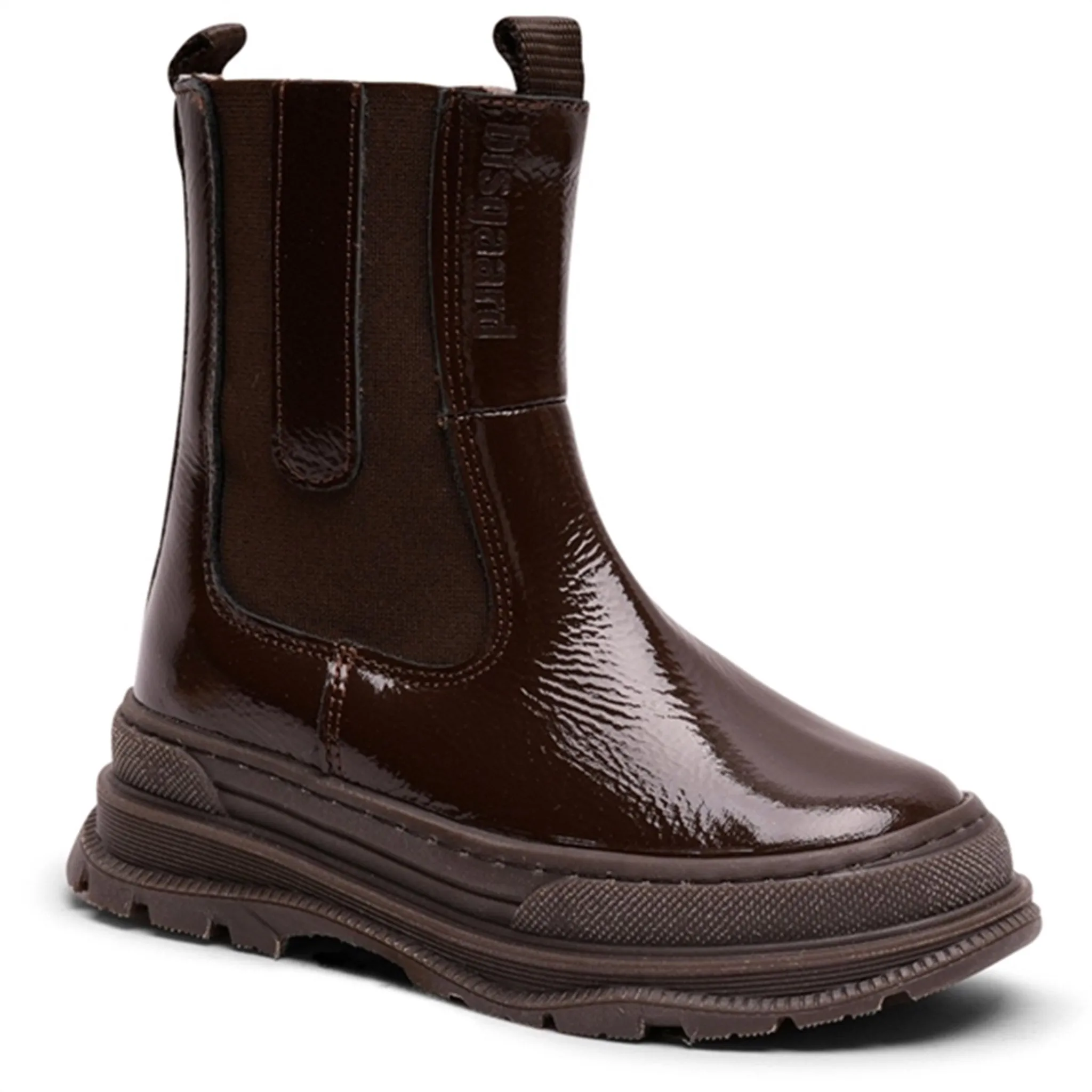 Strong Sole Impact Resistant Heel Bisgaard Mila Lamb Boots Dark Brown