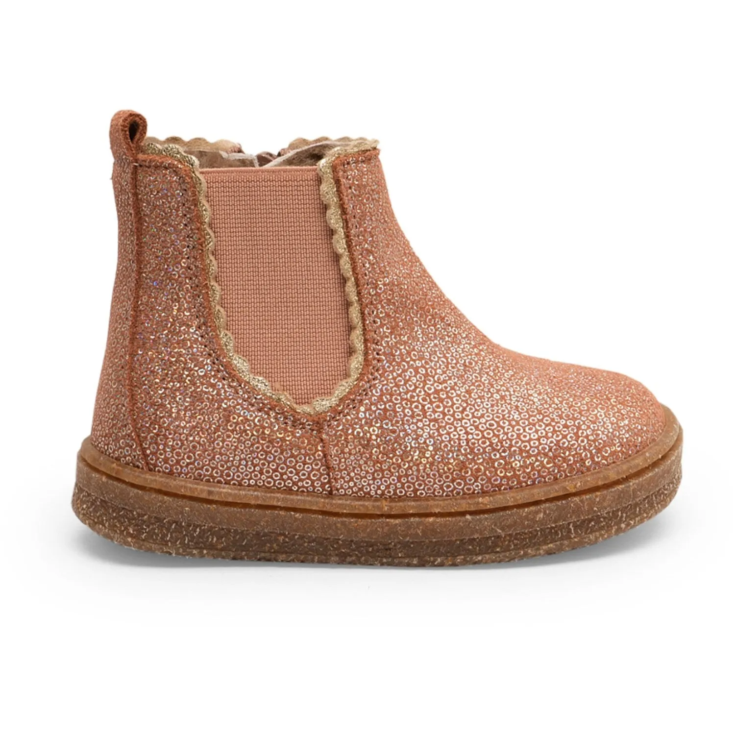 Bisgaard Sparkly Rose Siggi Lamb Beginner shoes All Purpose Cushioned heel